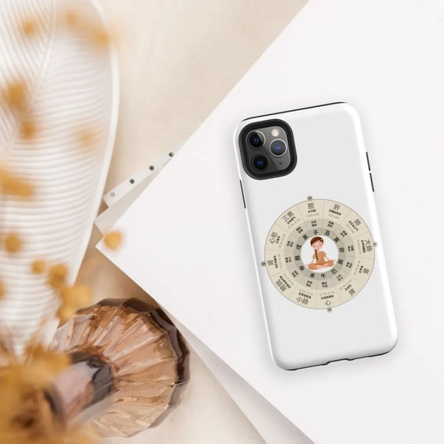 中医养生 iPhone®手机壳 - 子午流注12时辰养生主题 product image (5)