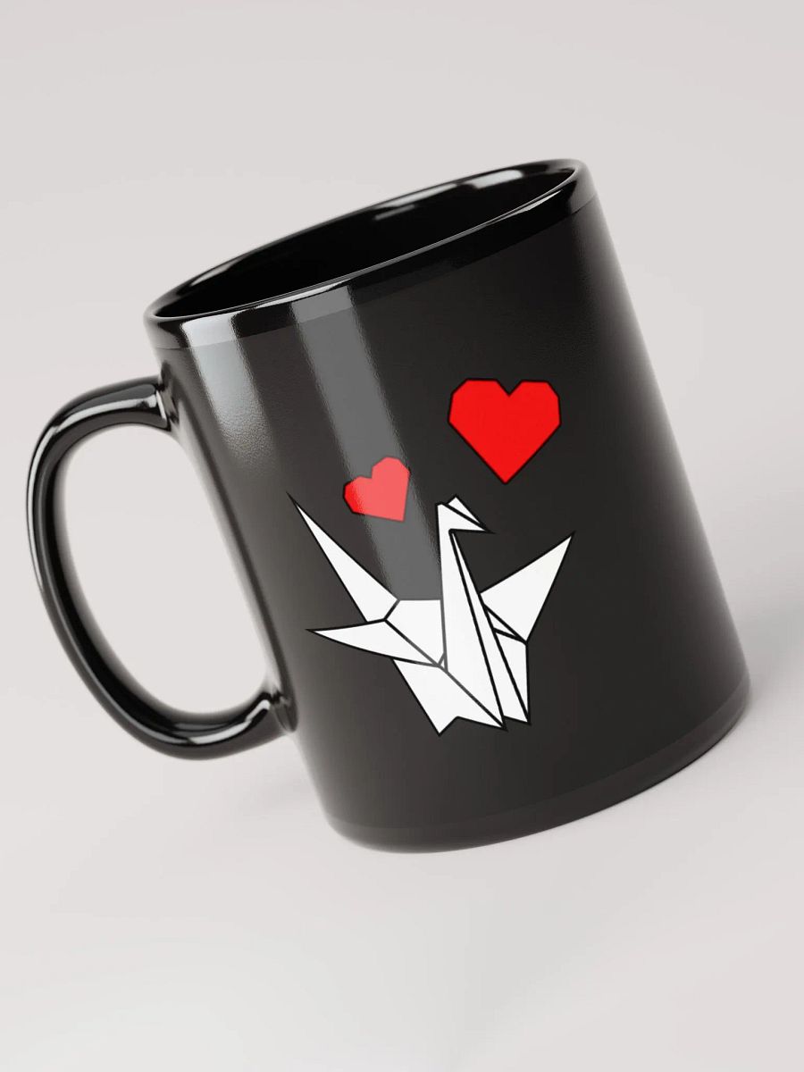Origami Love Mug - Black product image (6)