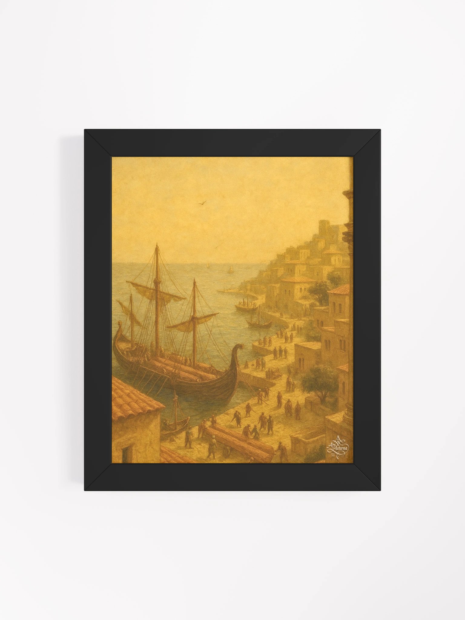 Toward the Open Sea – Framed Matte Print product image (4)