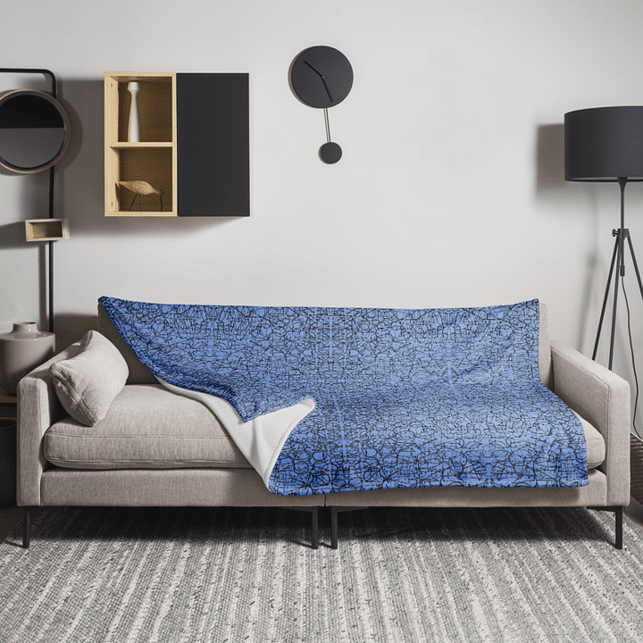 No Rockin' Angel Throw (Blue) product image (2)