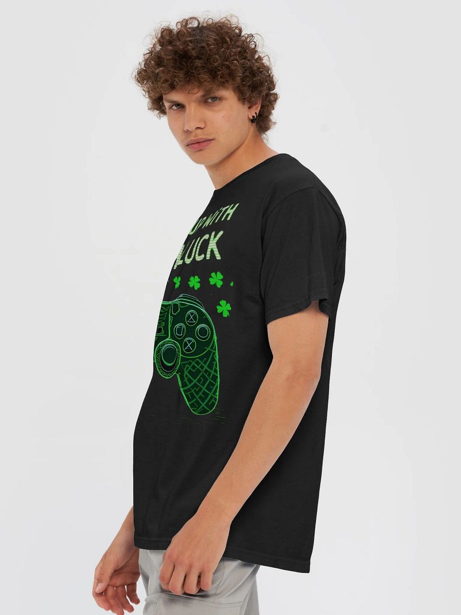 Level Up with Irish Luck | St. Patrick’s Day Gaming T-Shirt for Gamers product image (23)