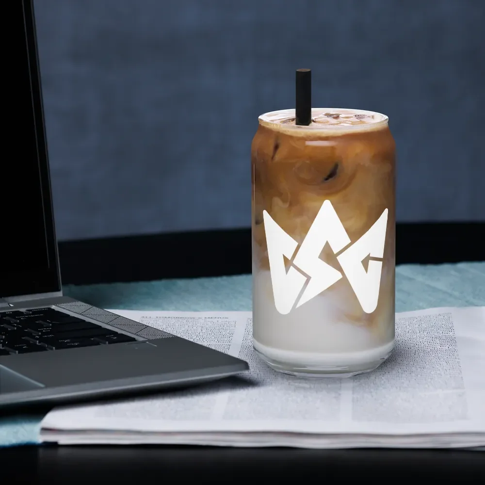 CSG Can Glass 16oz - White Logo product image (3)