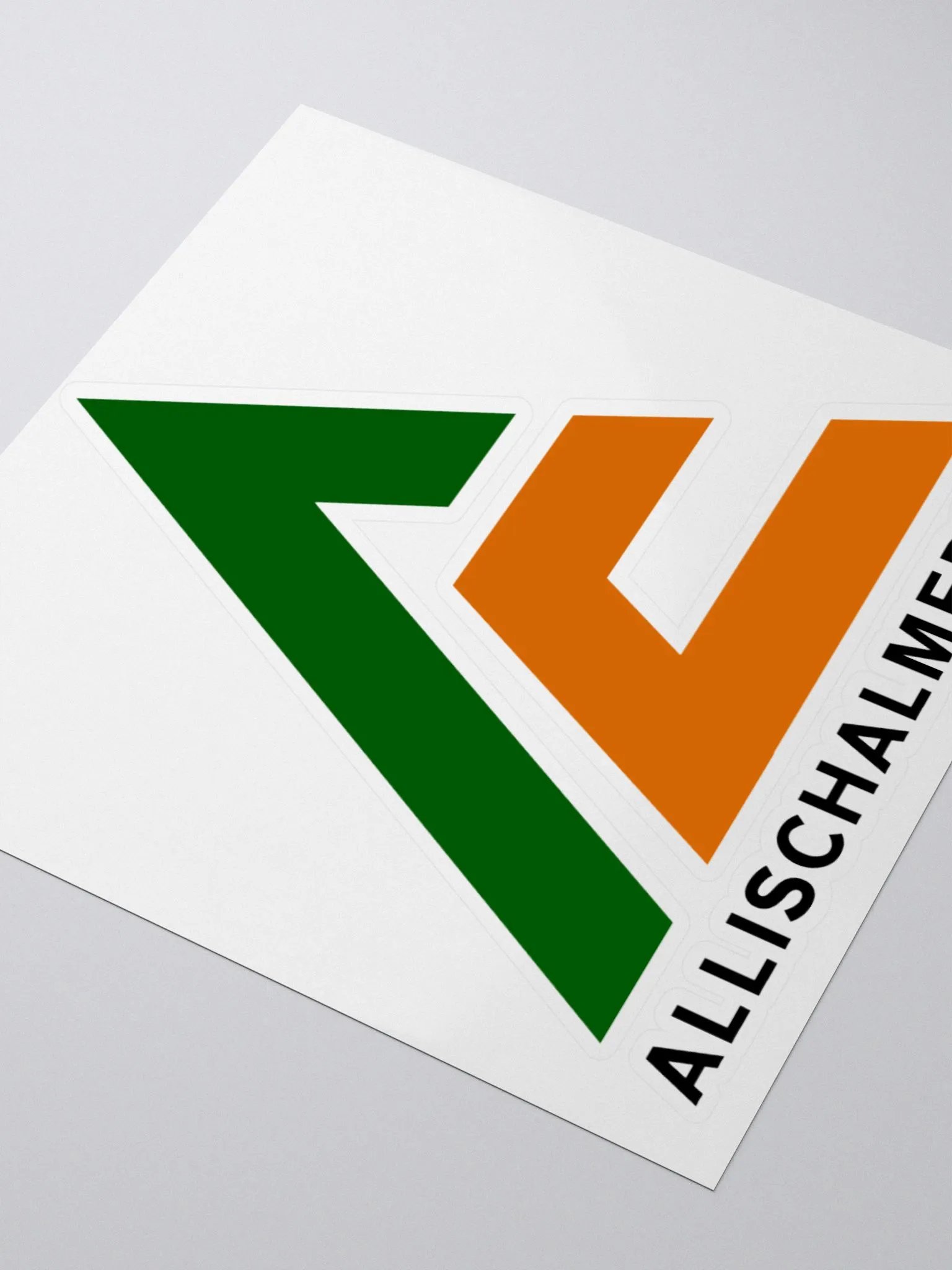 Logo Sticker-White product image (3)