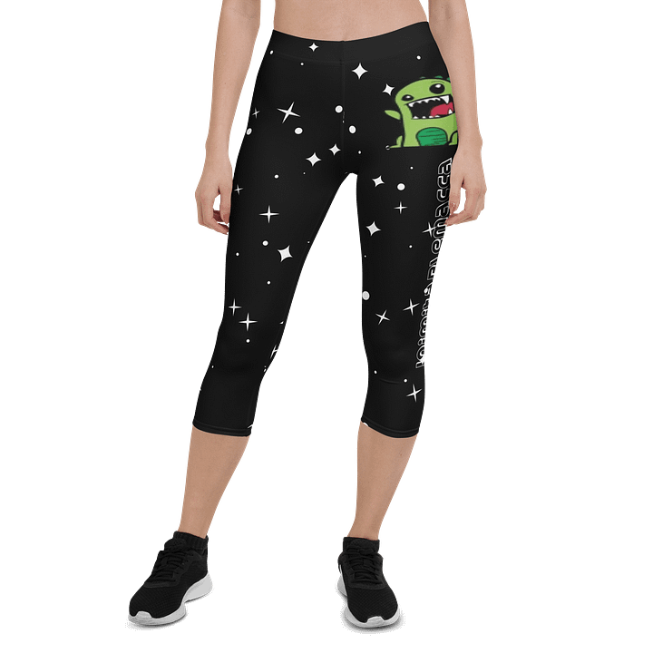 Female Leggins with Rawr Emoji & Inimitable Macca product image (1)