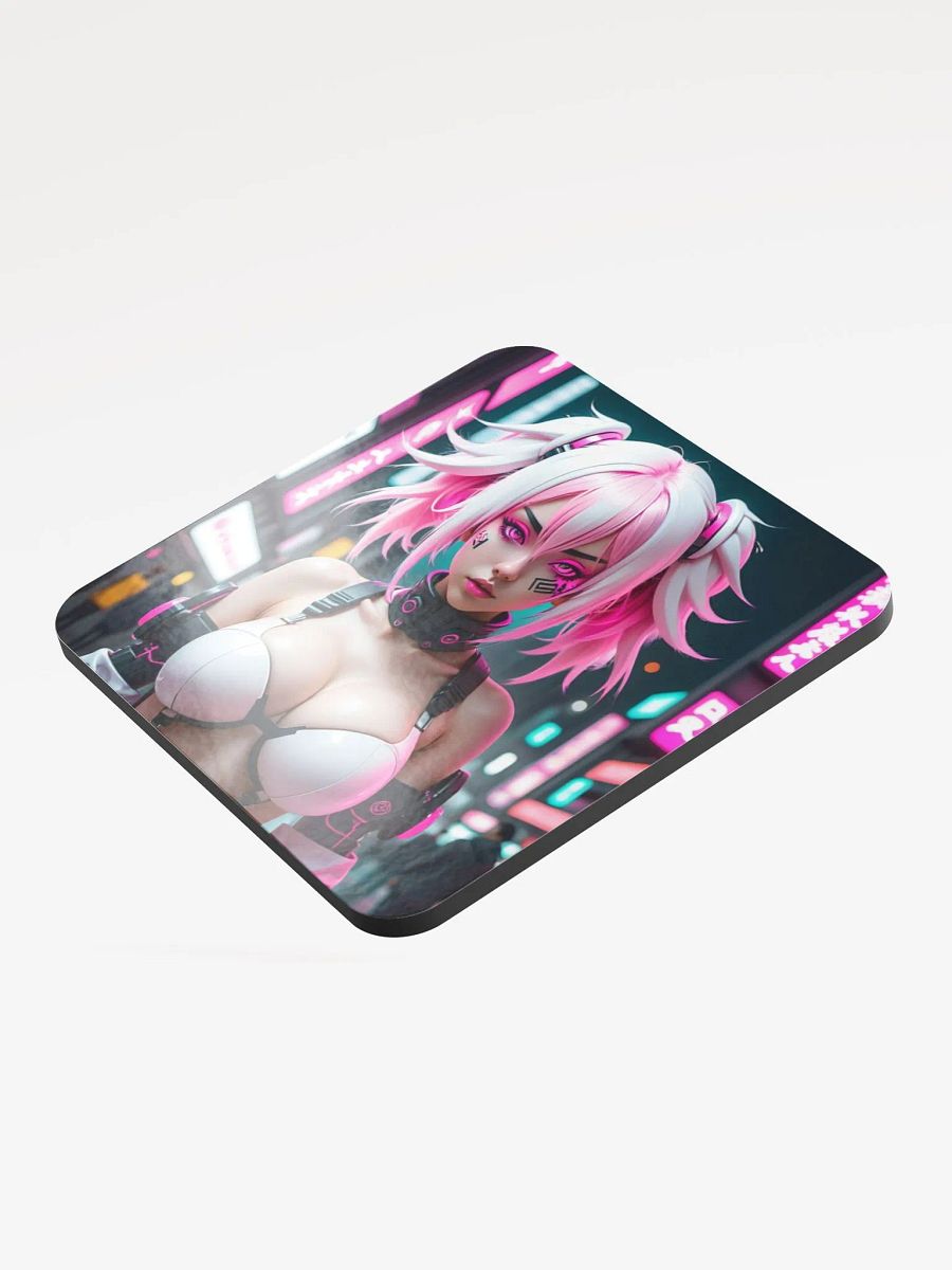Cyberpunk Pink Coaster Set product image (3)