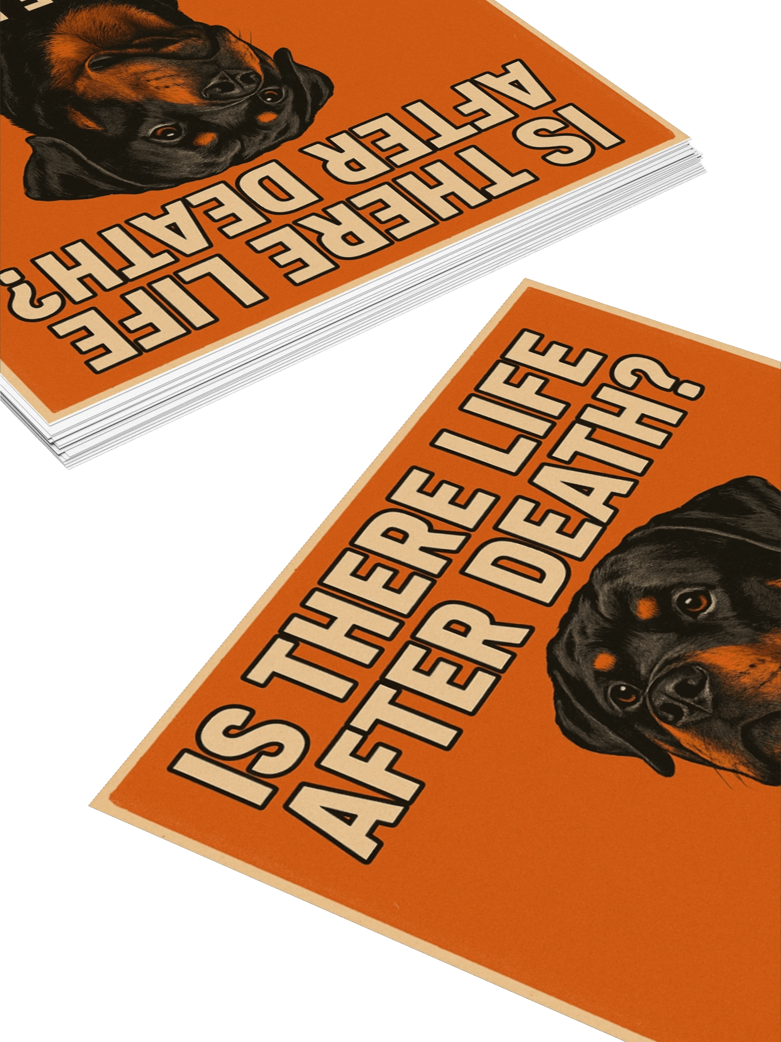 Is there Life After Death? Rottweiler Sticker product image (12)