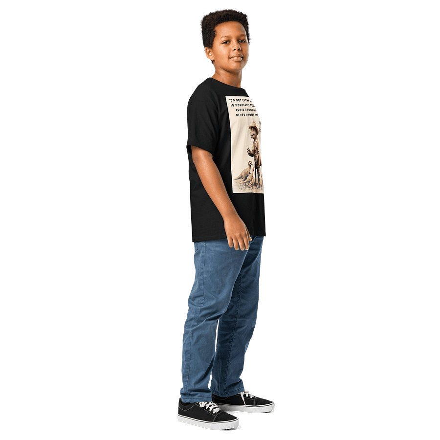 Theosaur Roosevelt - Never Chomp Softly Funny Historical Dino Shirt product image (8)