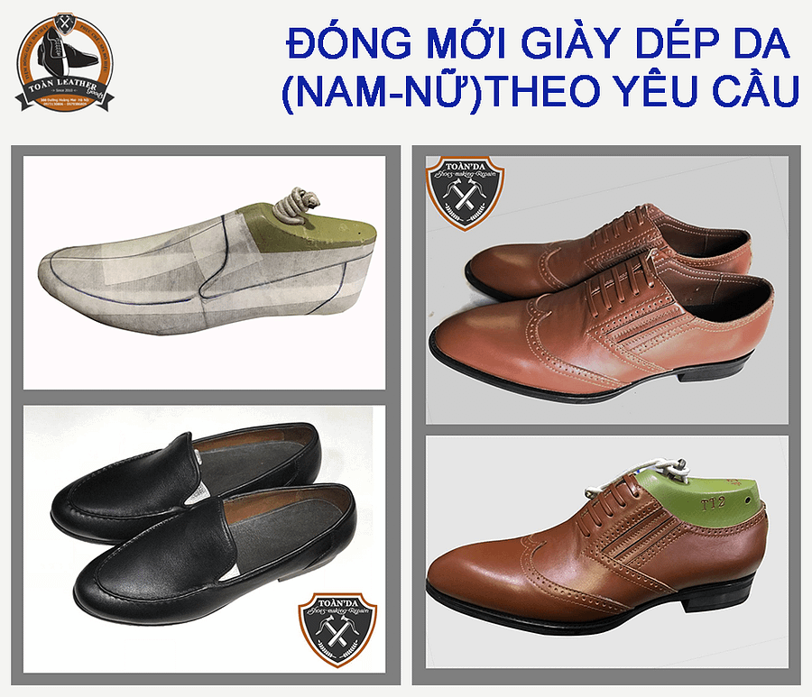 ĐÓNG GIÀY DA (theo yêu cầu) Giày Thật - Da Chất product image (6)