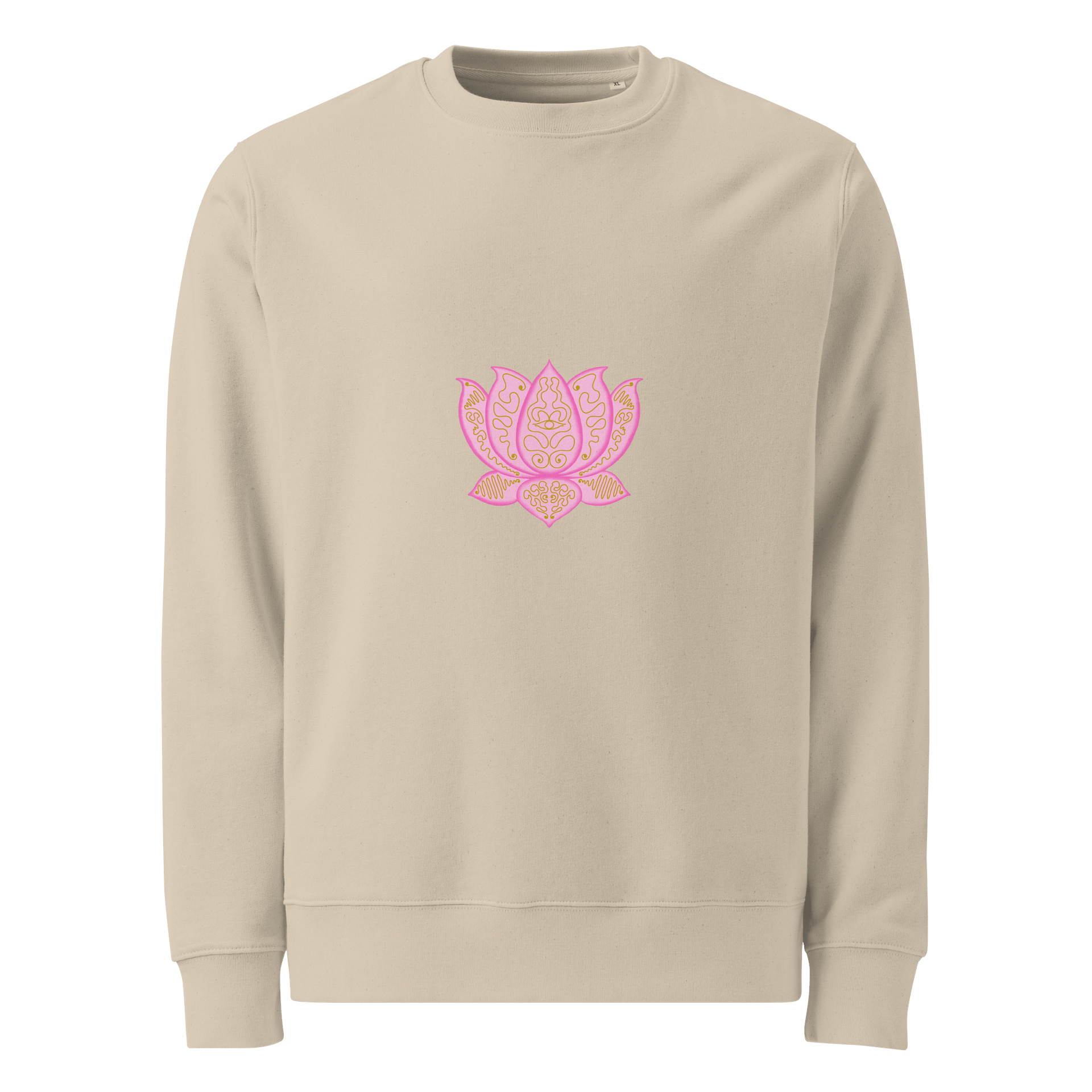 Golden Lotus Eye Organic Sweatshirt product image (1)