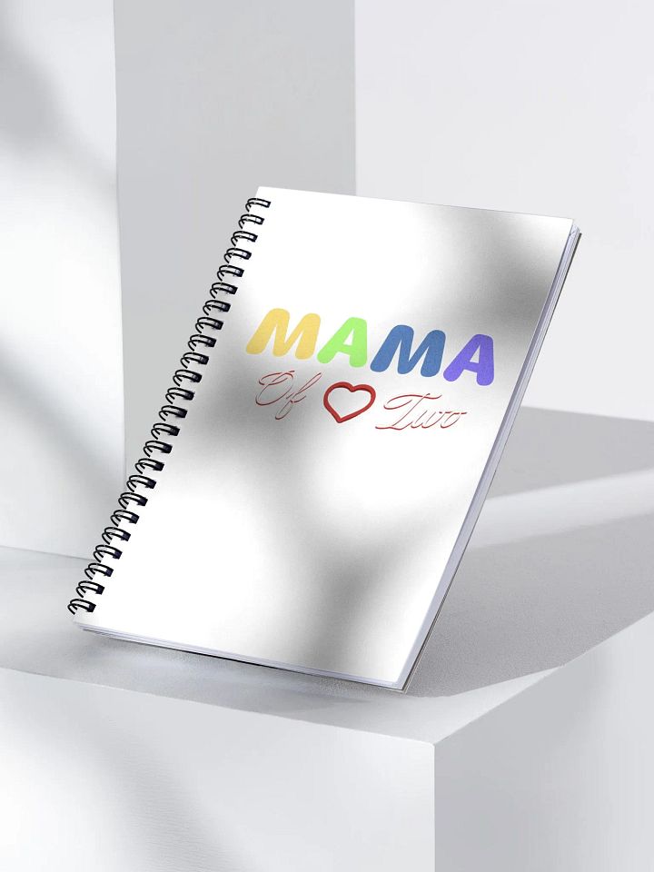 Mama of Two - Loving Family Design Spiral Notebook product image (2)