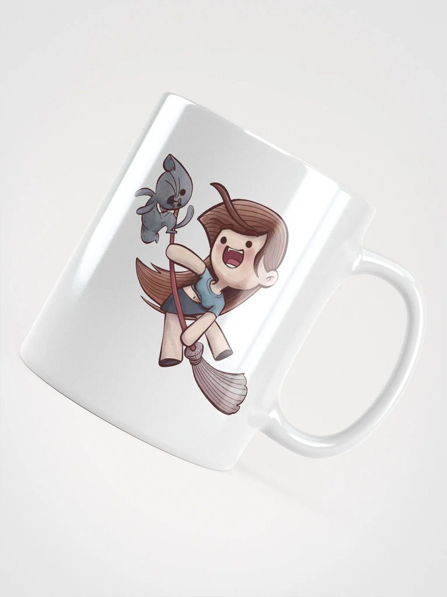She & Her Pet | White Glossy Mug product image (10)