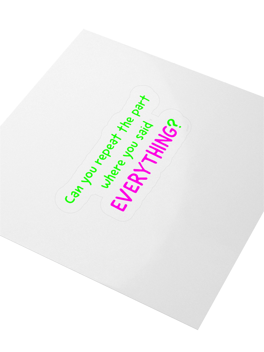 Repeat Everything Stickers product image (9)