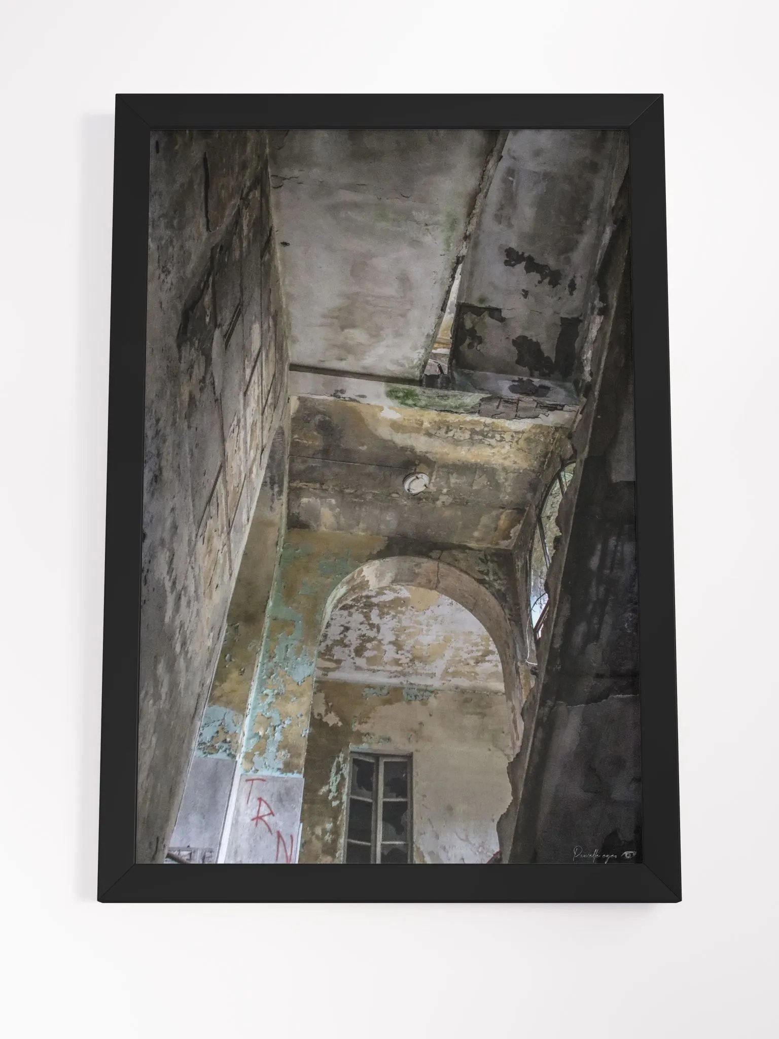 Print Fine Art - Fading Arches – Decay and Elegance in Abandoned Collegio-Urbex Italy product image (7)