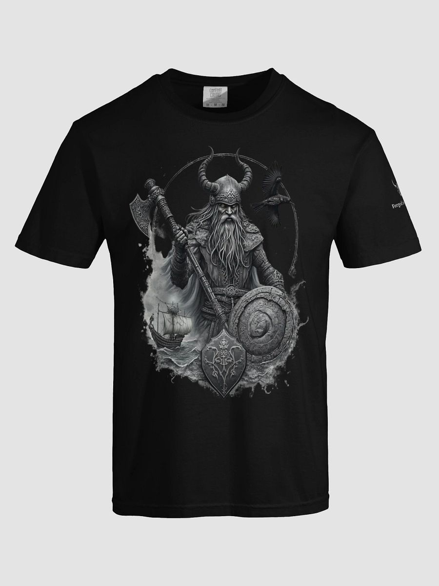 Warden of the Fjords – Forged In Valhalla Viking Guardian T-Shirt product image (58)