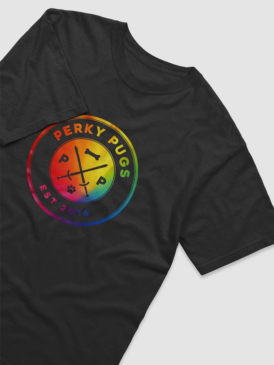 Perky Pride 2024 Rainbow Logo Tee product image (3)