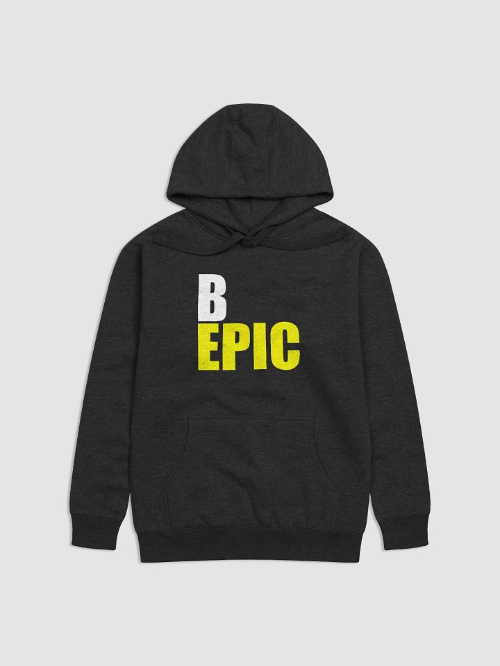 Be Epic Black And Yellow Hoodie product image (1)