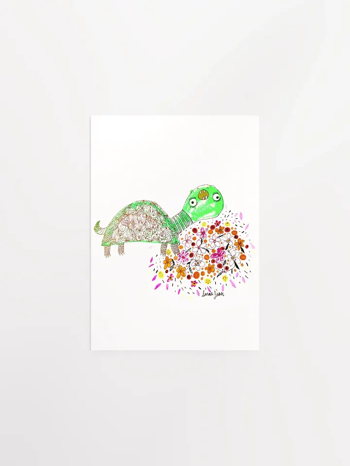 Happy Turtle matte poster product image (7)