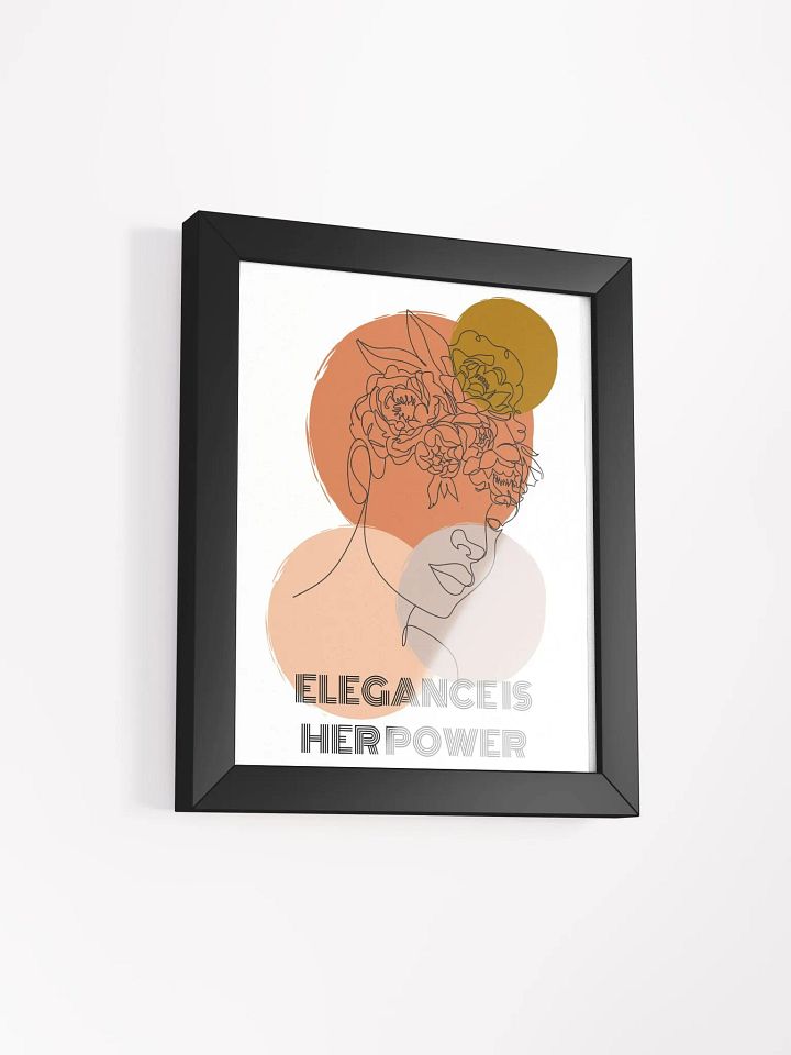 Minimalist Woman Line Art – Elegant Framed Wall Decor for Modern Spaces product image (2)