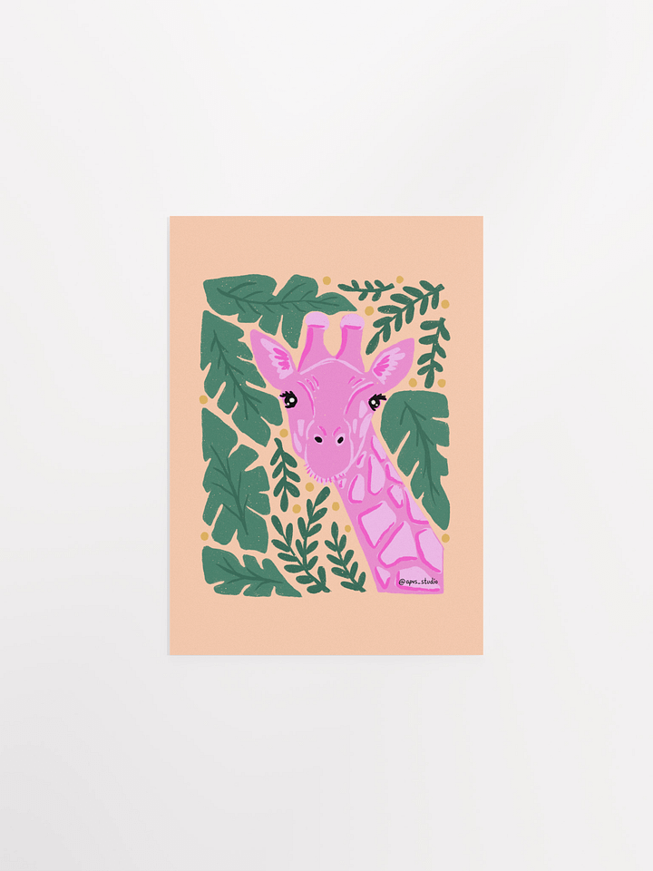 Pink Giraffe in a Jungle product image (1)