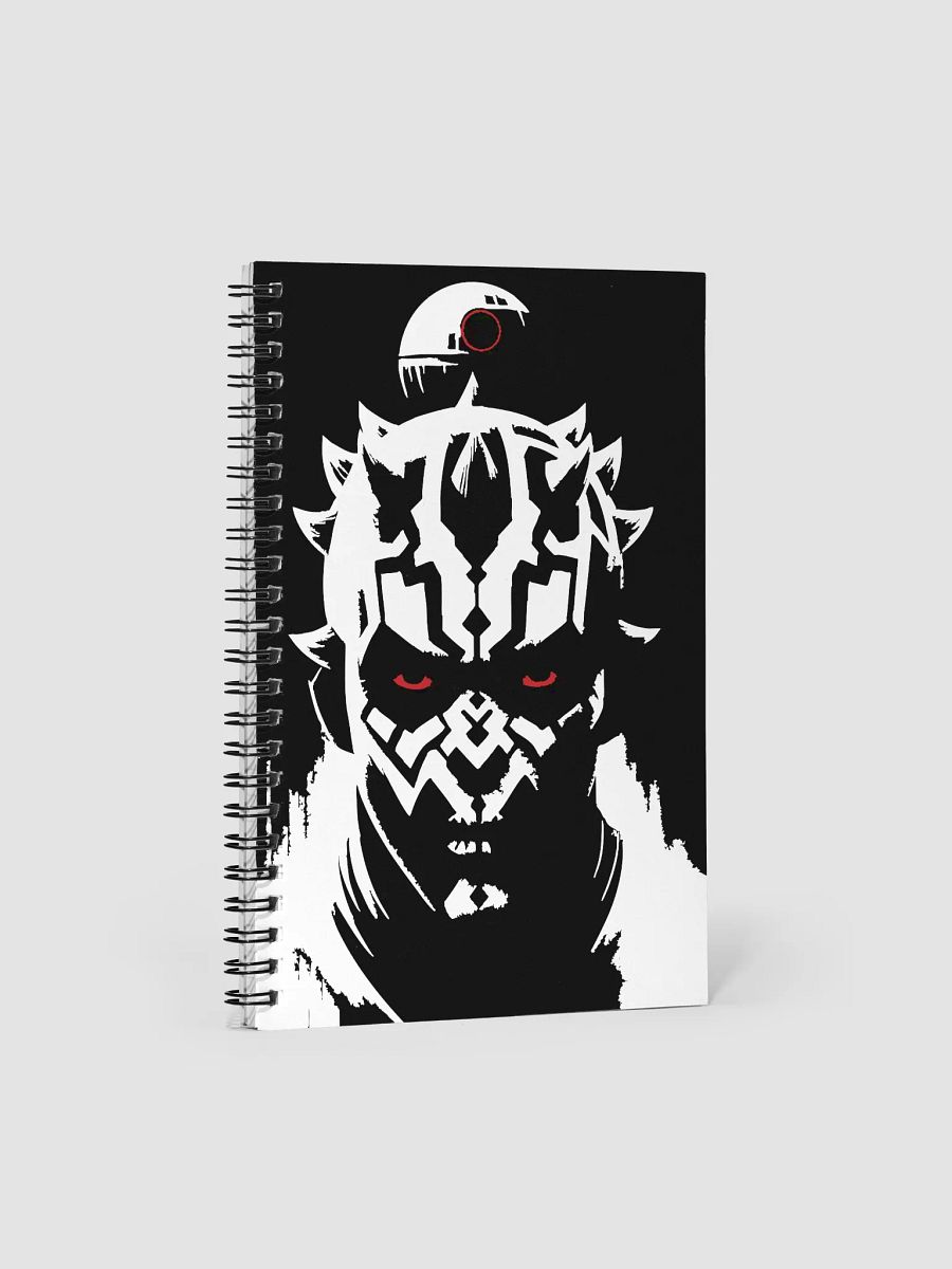 Edgy Darth Maul Spiral Notebook product image (1)