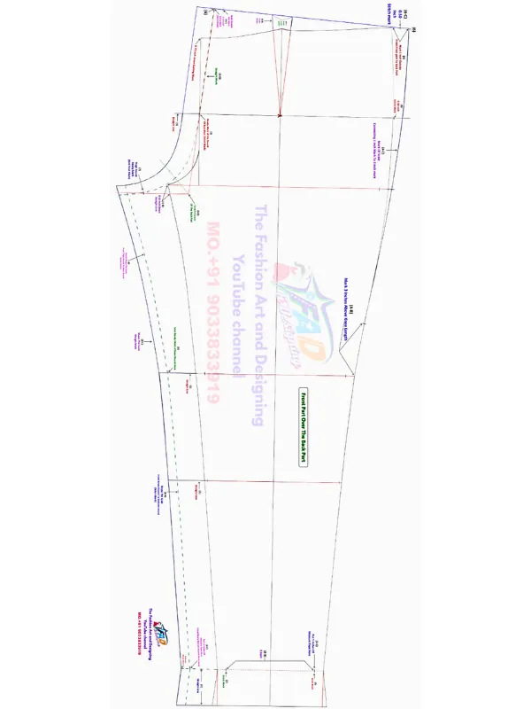 PDF Pant, Salwar, Chudidar, Afghani salwar, Without belt salwar product image (2)