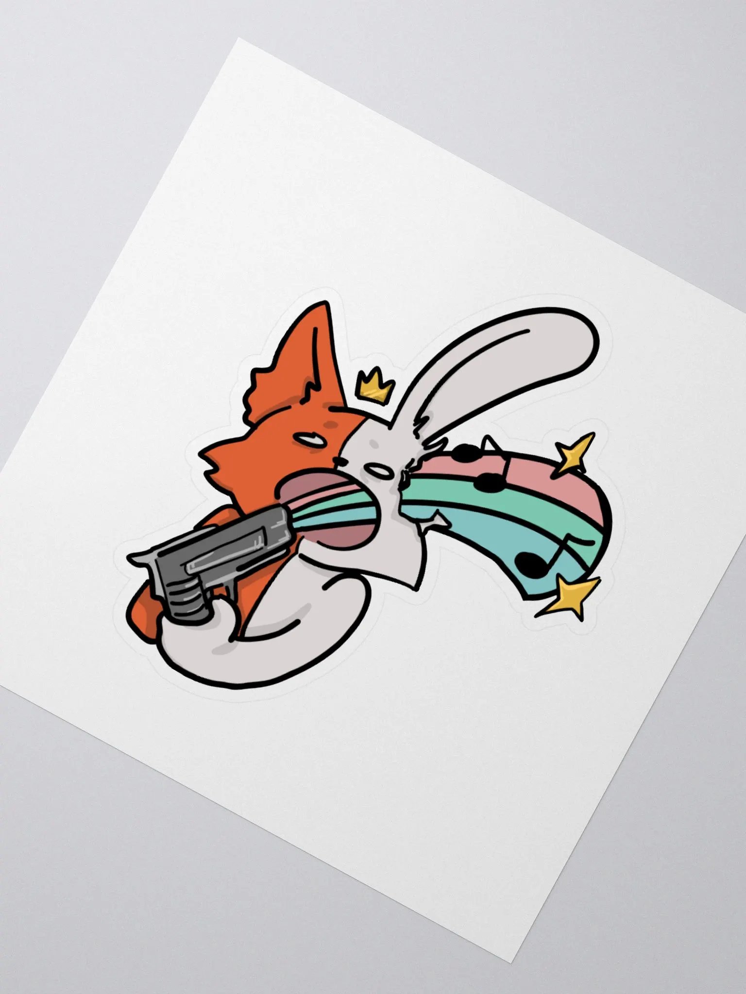 Shot my Brain Out With Music Sticker product image (2)