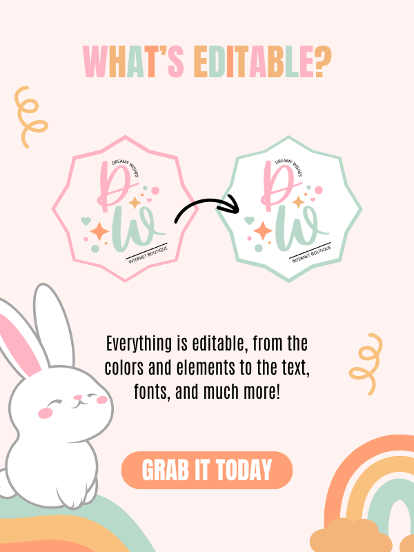MRR & PLR Whimsical Logo Branding Bundle product image (10)