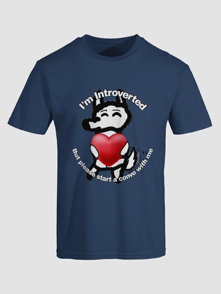 Im introverted but please talk with me heavyweight T-Shirt product image (6)