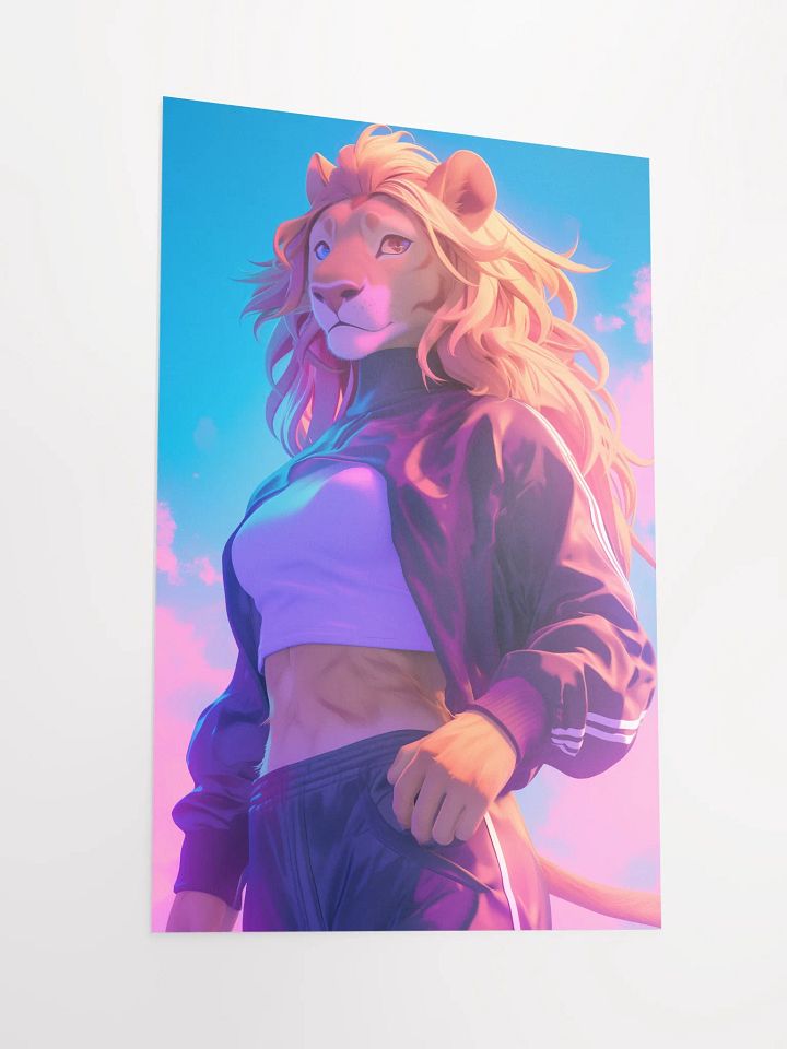 Lionhearted Fashionista Matte Poster product image (2)