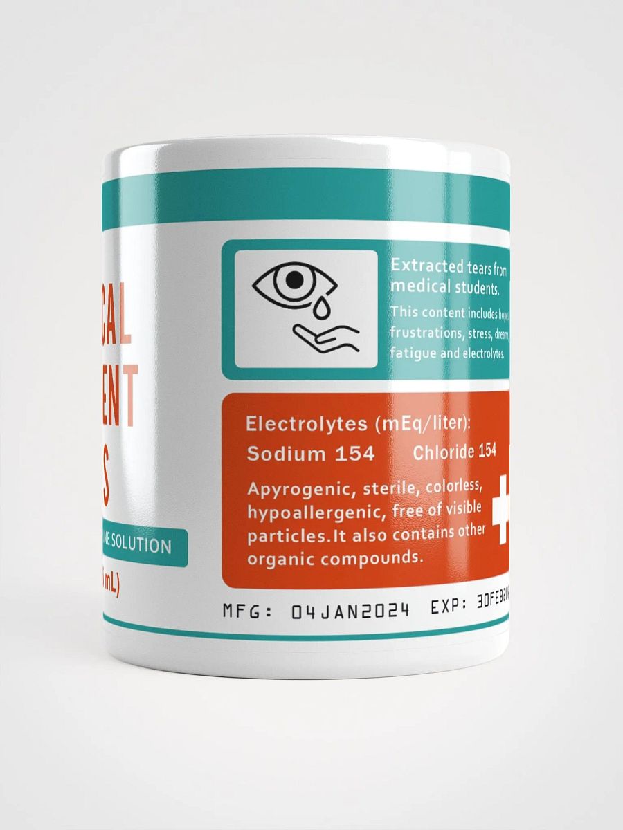 "MEDICAL STUDENT TEARS" Ceramic mug product image (4)