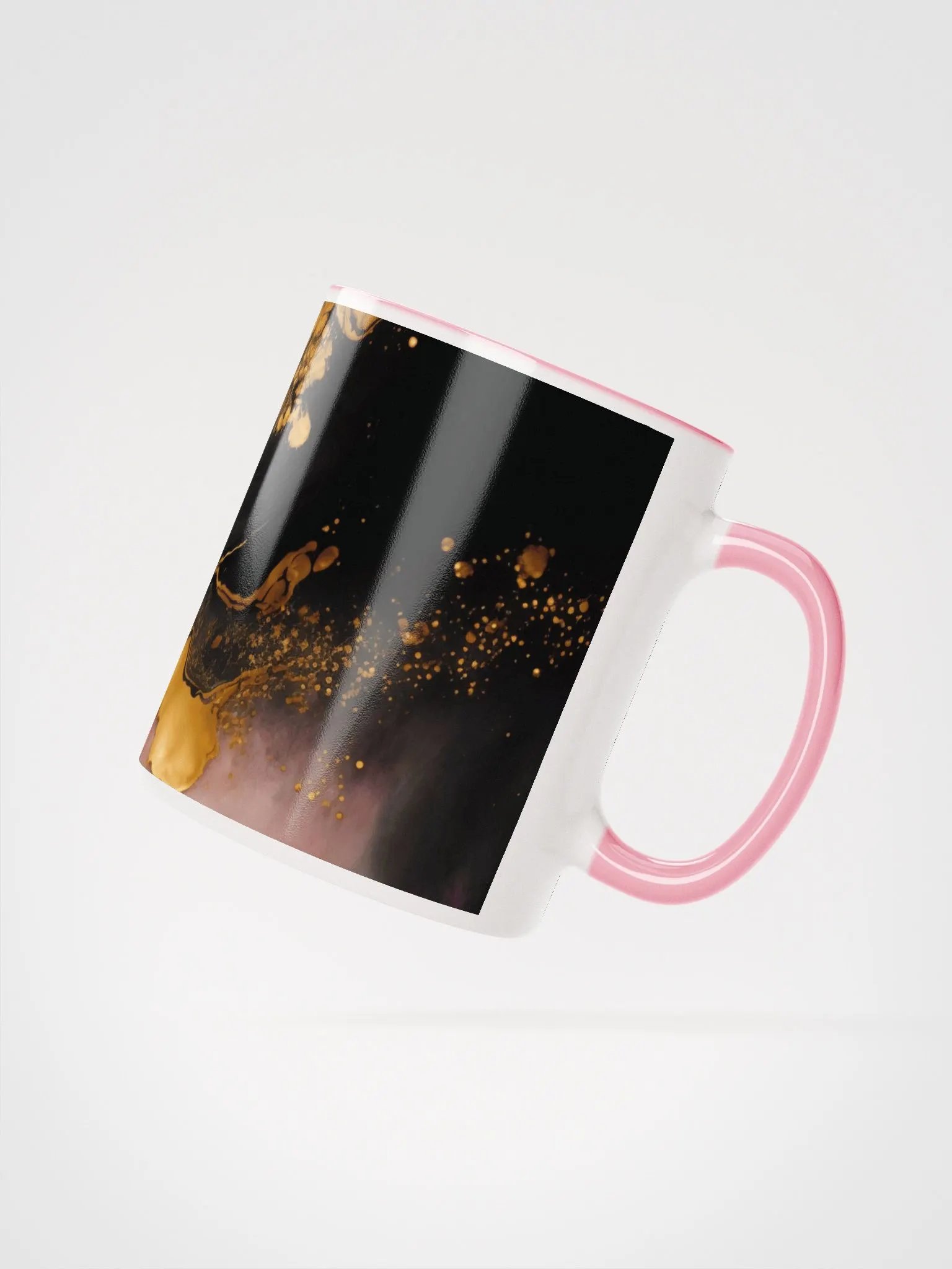Fluidity in Pink Ceramic Mug product image (2)