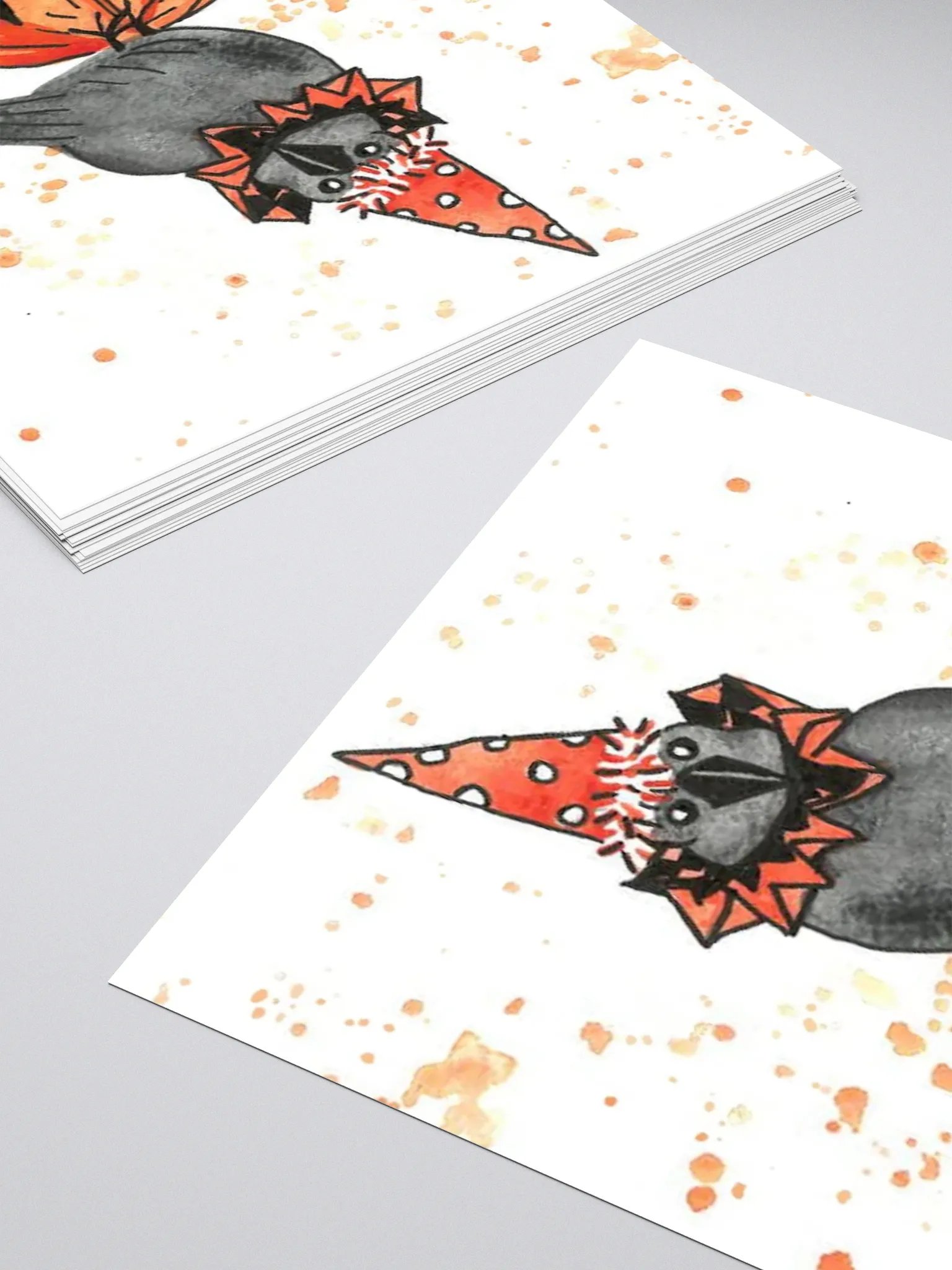 Vintage Halloween Crow Sticker product image (11)