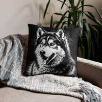 Alaskan Malamute Throw Pillow product image (4)