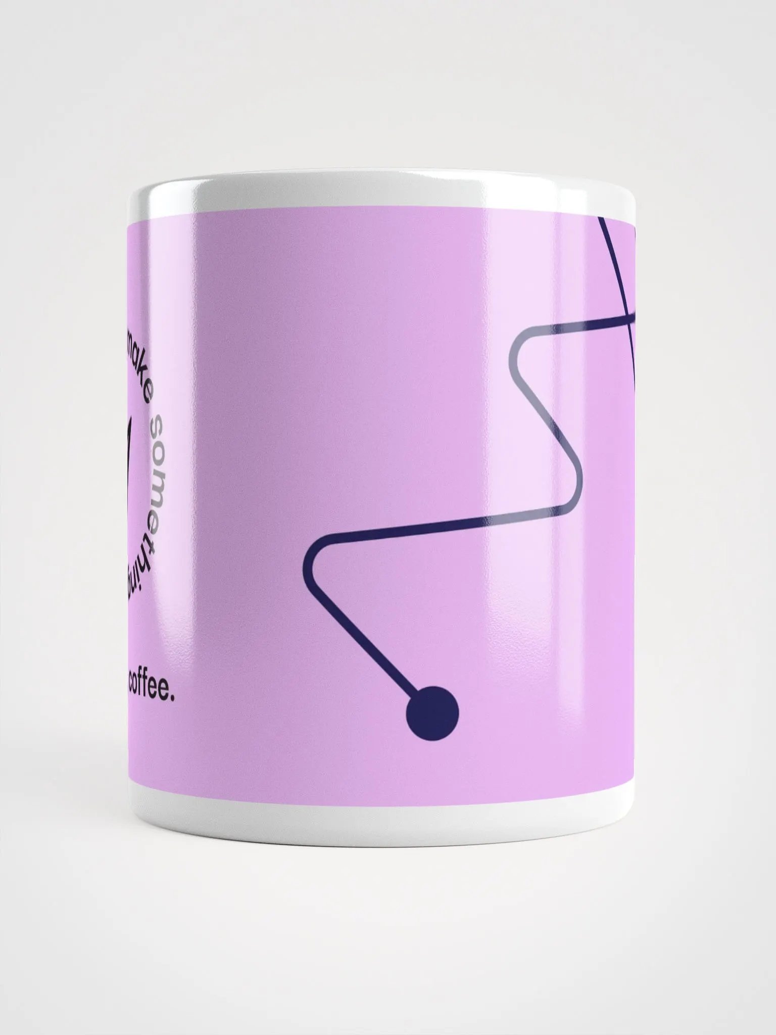 But first coffee, Mug: Pink product image (3)