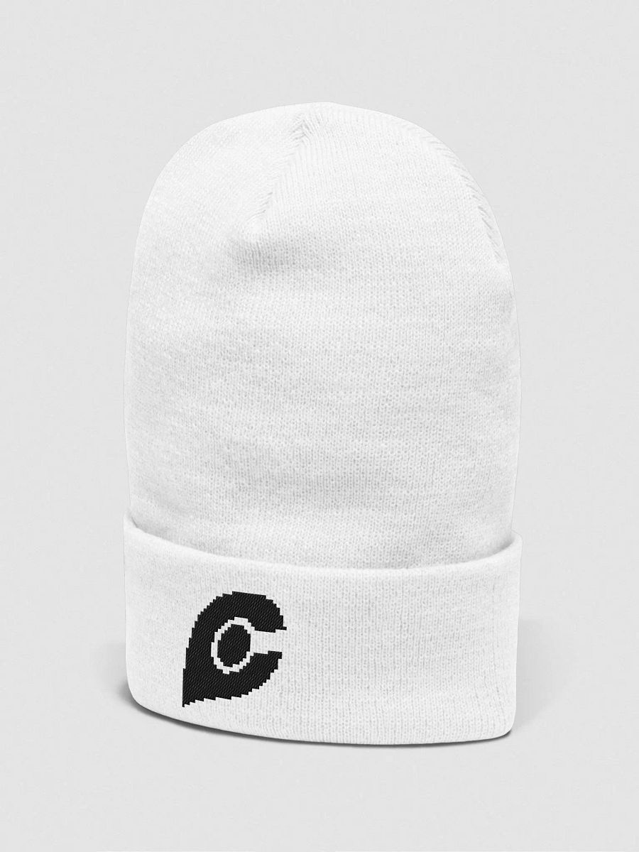 Cypher Logomark Beanie (Black Embroidered) product image (2)