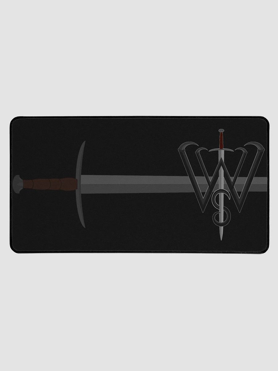 Sword + Logo XXL Mousepad - Black product image (1)