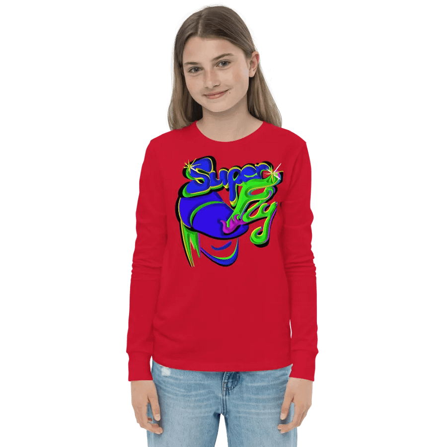 Super Fly Graffiti Youth Long Sleeve Tee product image (1)
