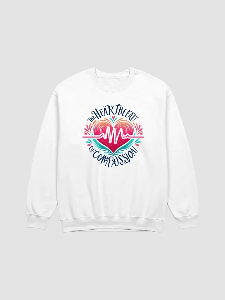 Heart Health: Compassion's Pulse Crewneck Sweatshirt product image (3)