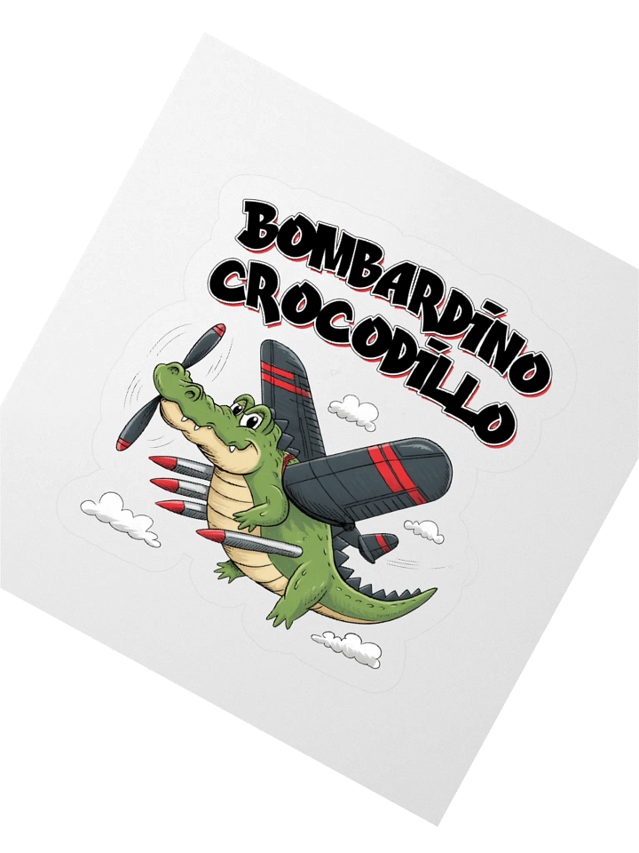 Bombardino Crocodilo Cartoon – Fun Character Art product image (5)