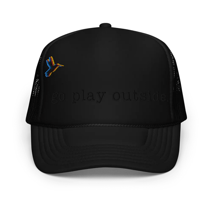 Play Outside Embroidered Trucker Hat product image (1)