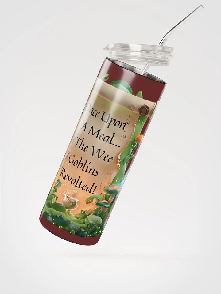 Funny Mom Tumbler – ‘Once Upon A Meal, The Wee Goblins Revolted!’ Insulated Cup for Moms product image (2)