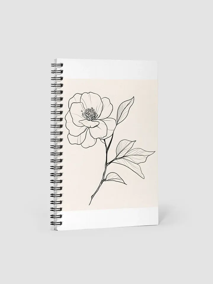 Camellia Spiral Notebook product image (1)