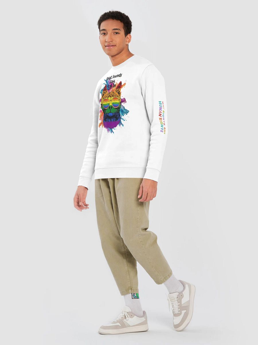 Gay Unisex Eco Sweatshirt product image (9)