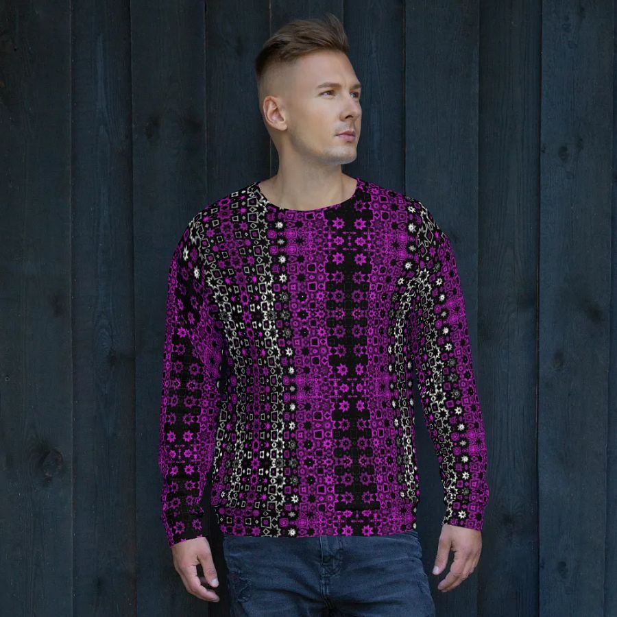 That Stars Pattern Unisex All Over Print Sweatshirt product image (2)