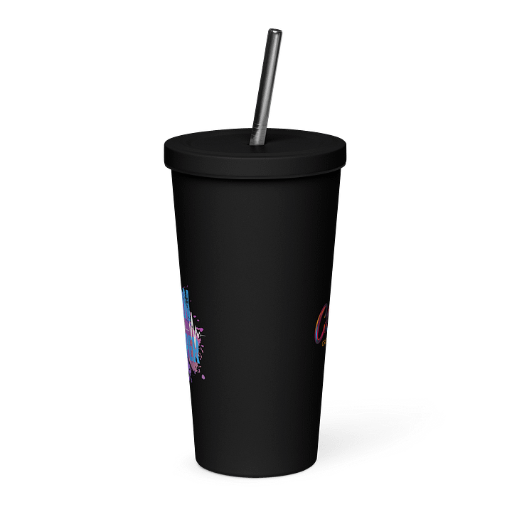 Create Greatness + Born to Prosper Vibrant Beats His Silhouette Insulated Tumbler product image (6)
