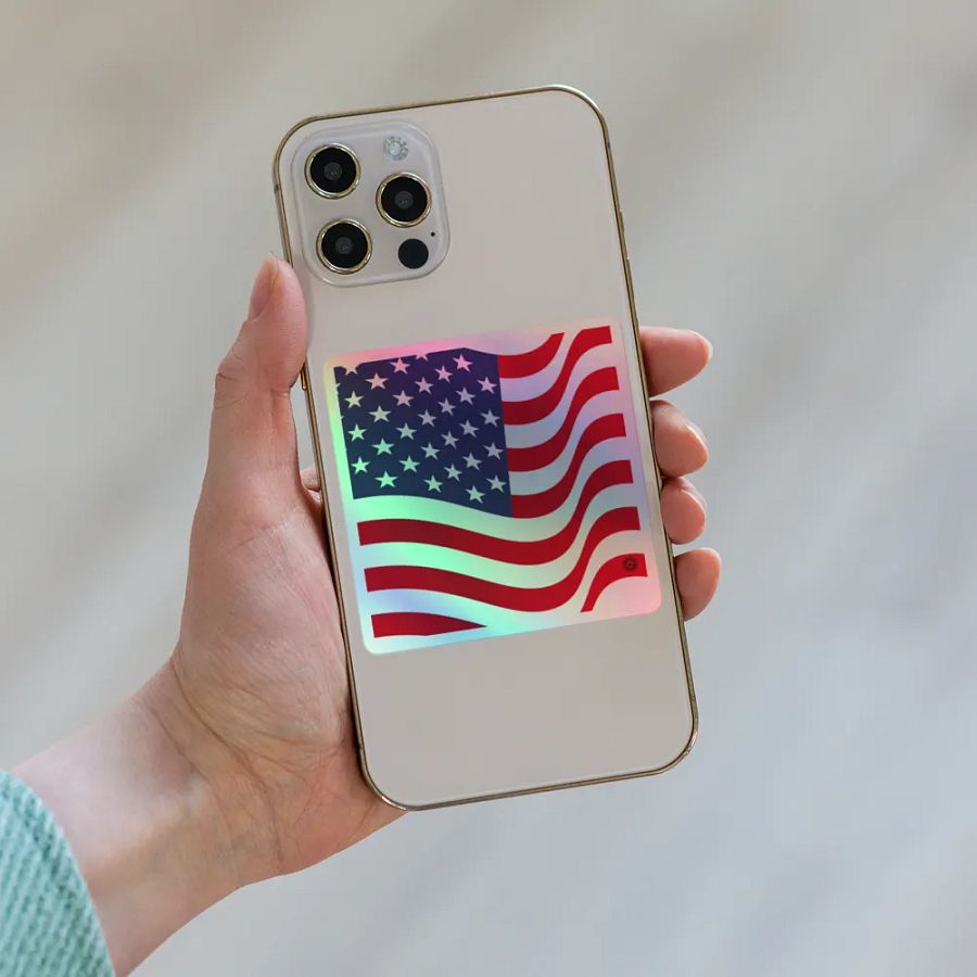 American Pride Holographic Sticker Set product image (8)