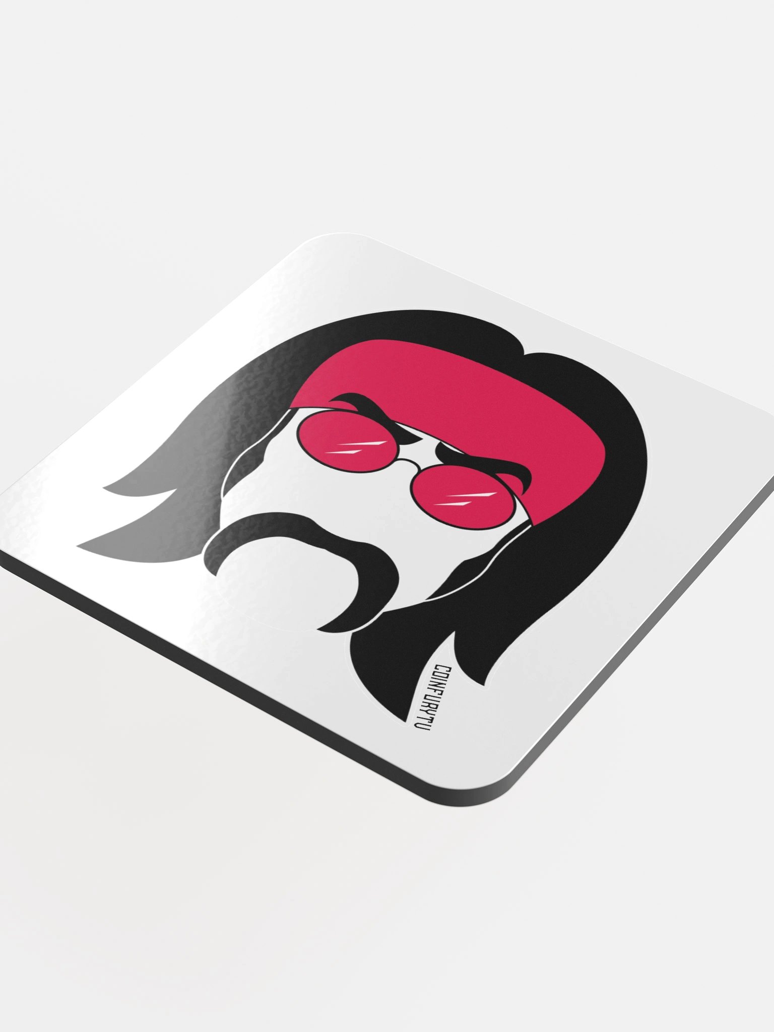CoinFuryTV Branded Cork Coaster product image (4)