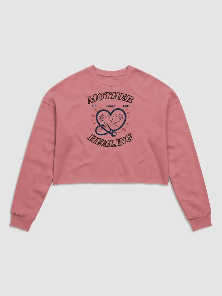 Stethoscope Heart Hugs Women's Crop Sweatshirt product image (1)