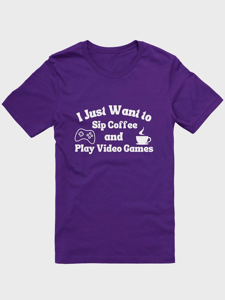 Coffee and Video Games Super Soft Tee product image (1)