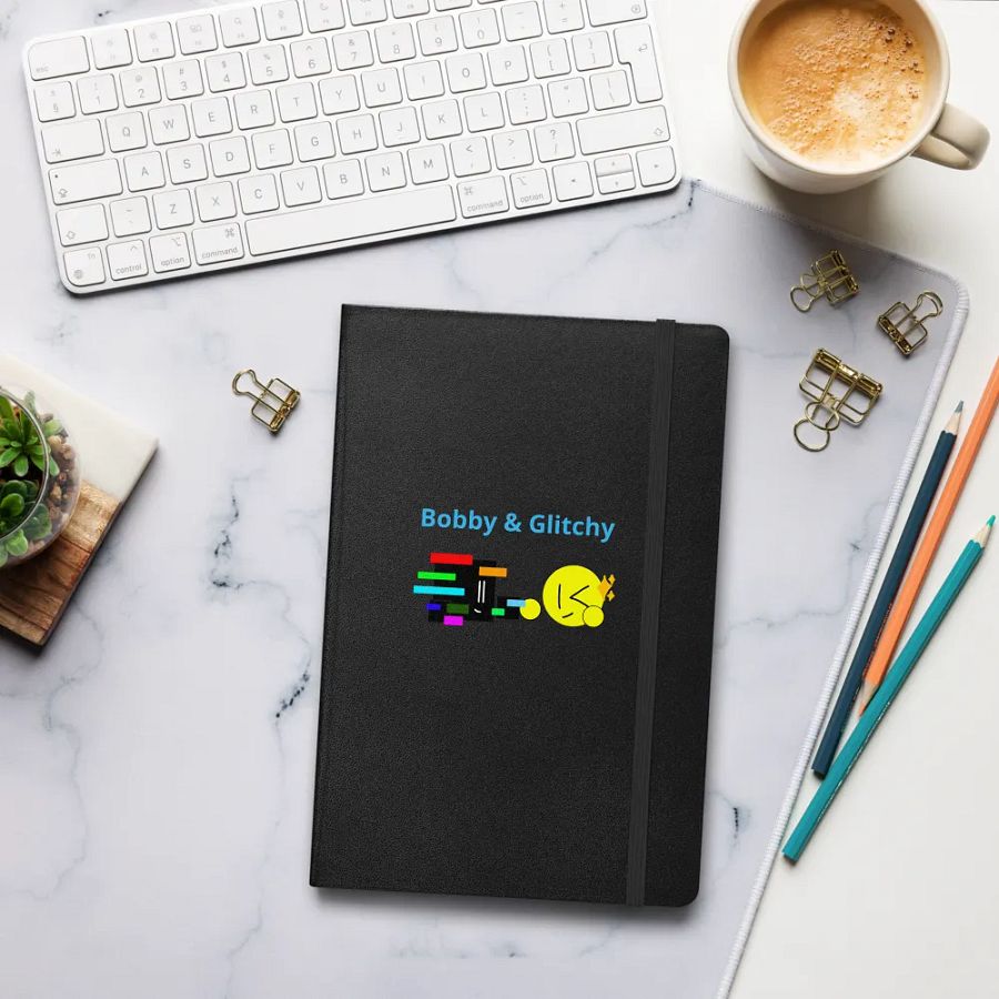 Bobby & Glitchy (Fist Bump) Notebook product image (8)